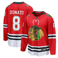 Ryan Donato Chicago Blackhawks Fanatics Centennial Breakaway Player Jersey - Red