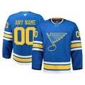St. Louis Blues Fanatics Home Authentic Pro Custom Jersey - Blue