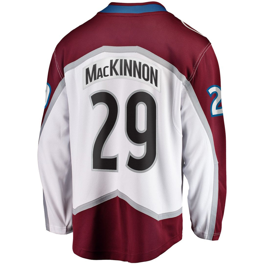 Nathan MacKinnon Colorado Avalanche Fanatics  Breakaway Jersey - White