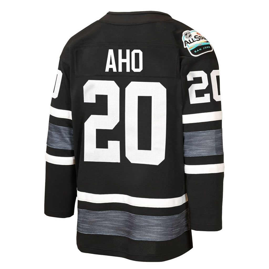 Sebastian Aho Carolina Hurricanes Mitchell & Ness Youth 2019 All-Star Game Power Play Jersey - Black