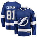 Erik Cernak Tampa Bay Lightning Fanatics Home Breakaway Player Jersey - Blue