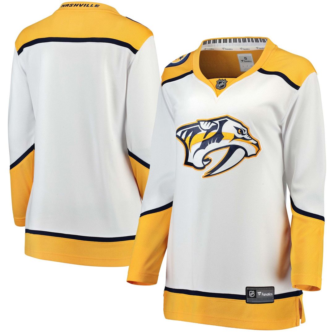 Nashville Predators Fanatics Women's Home Breakaway Jersey - Yellow