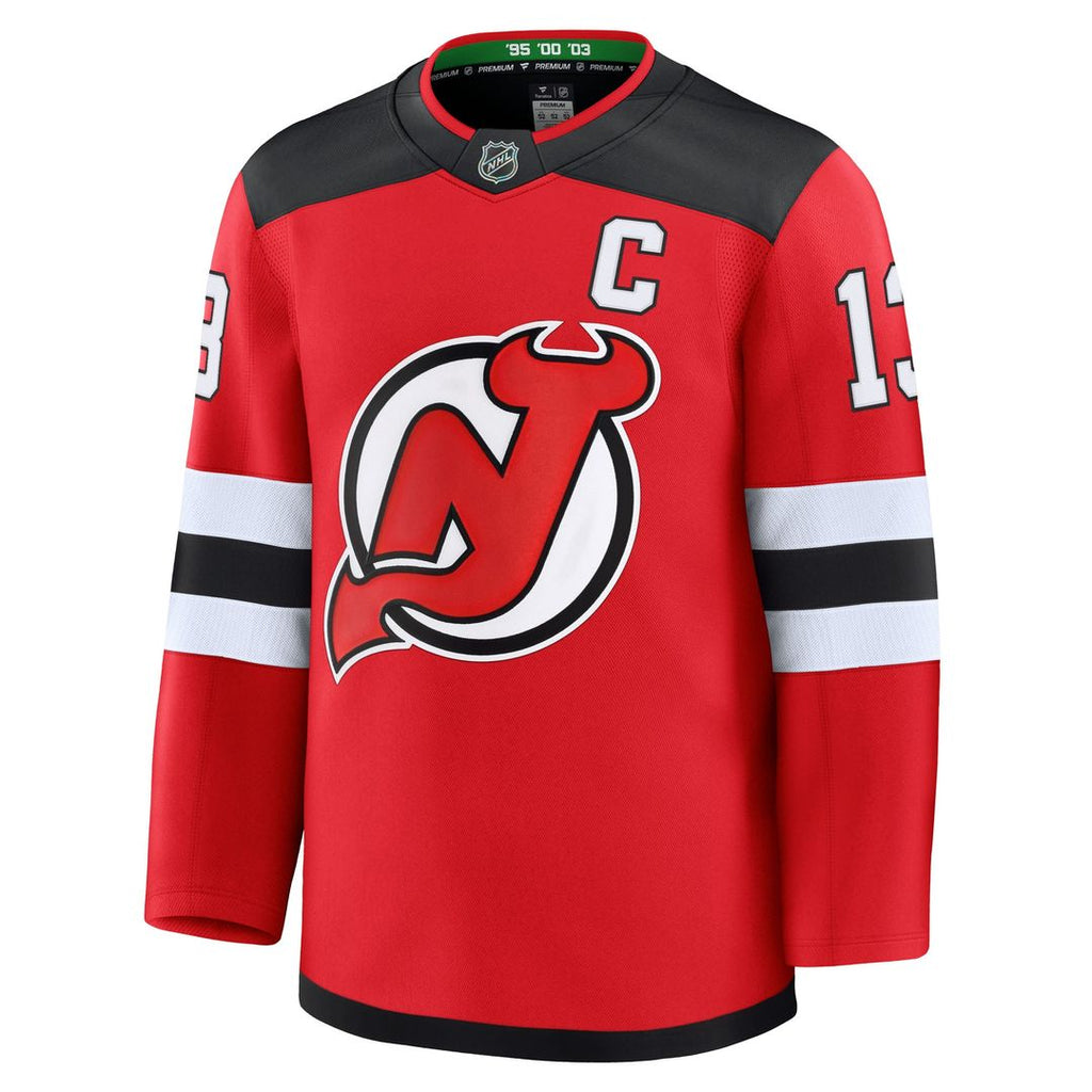 Nico Hischier New Jersey Devils Fanatics Home Premium Jersey - Red