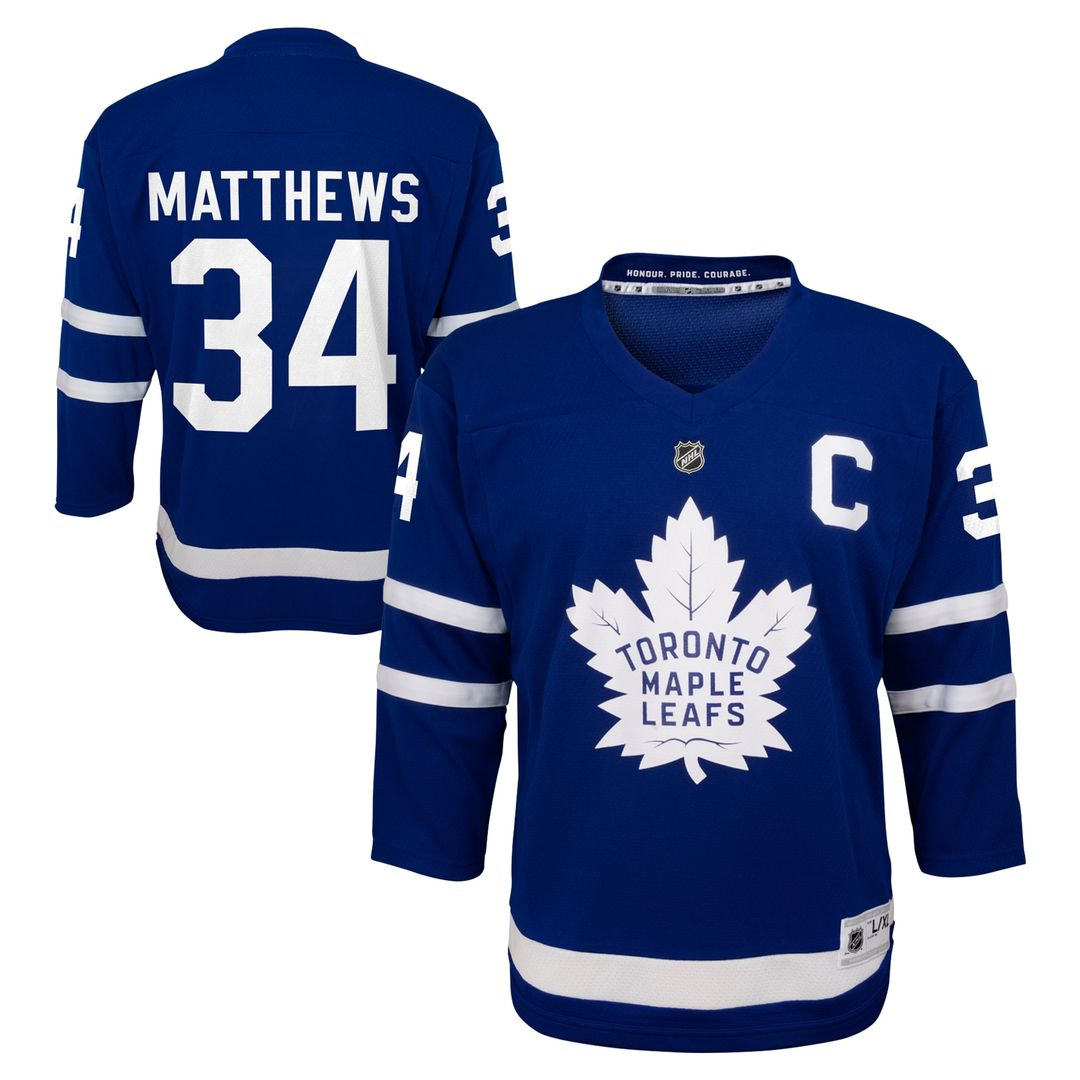 Auston Matthews Toronto Maple Leafs Youth Home Replica Player Jersey - Blue