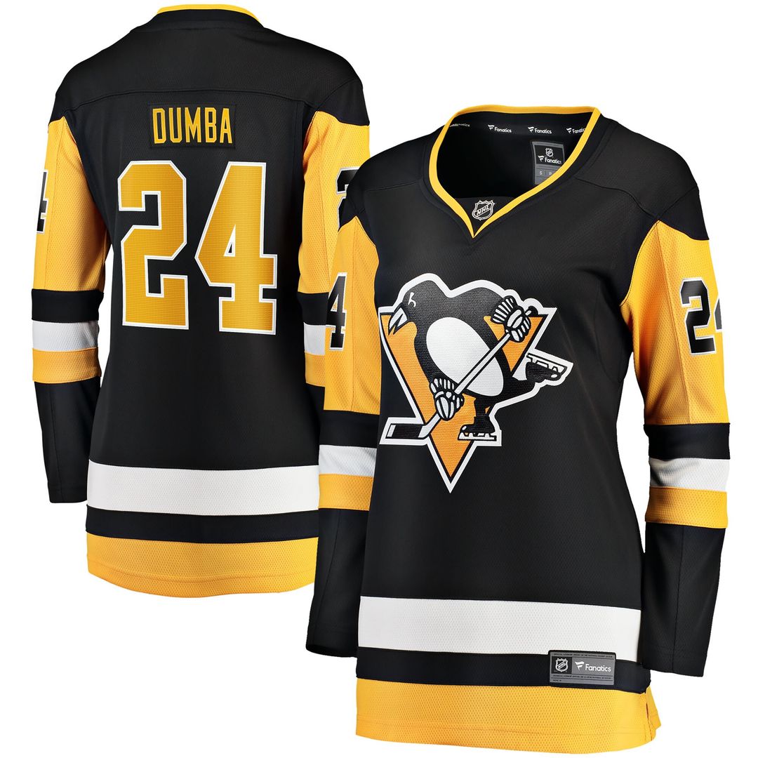 Matt Dumba Pittsburgh Penguins Fanatics Women's Home Breakaway Jersey - Black