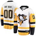 Pittsburgh Penguins Fanatics Away Breakaway Custom Jersey - White