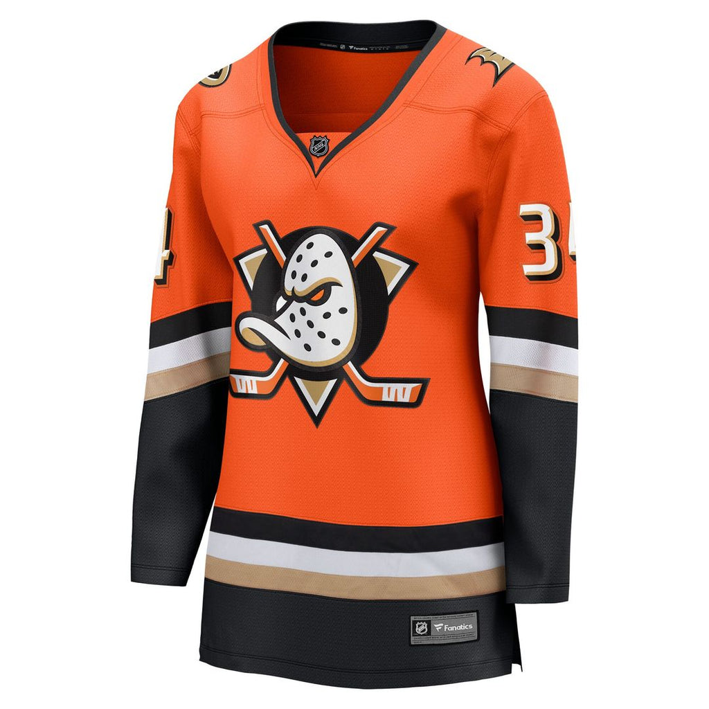 Petr Mrazek Anaheim Ducks Fanatics Women's Home Breakaway Jersey - Orange