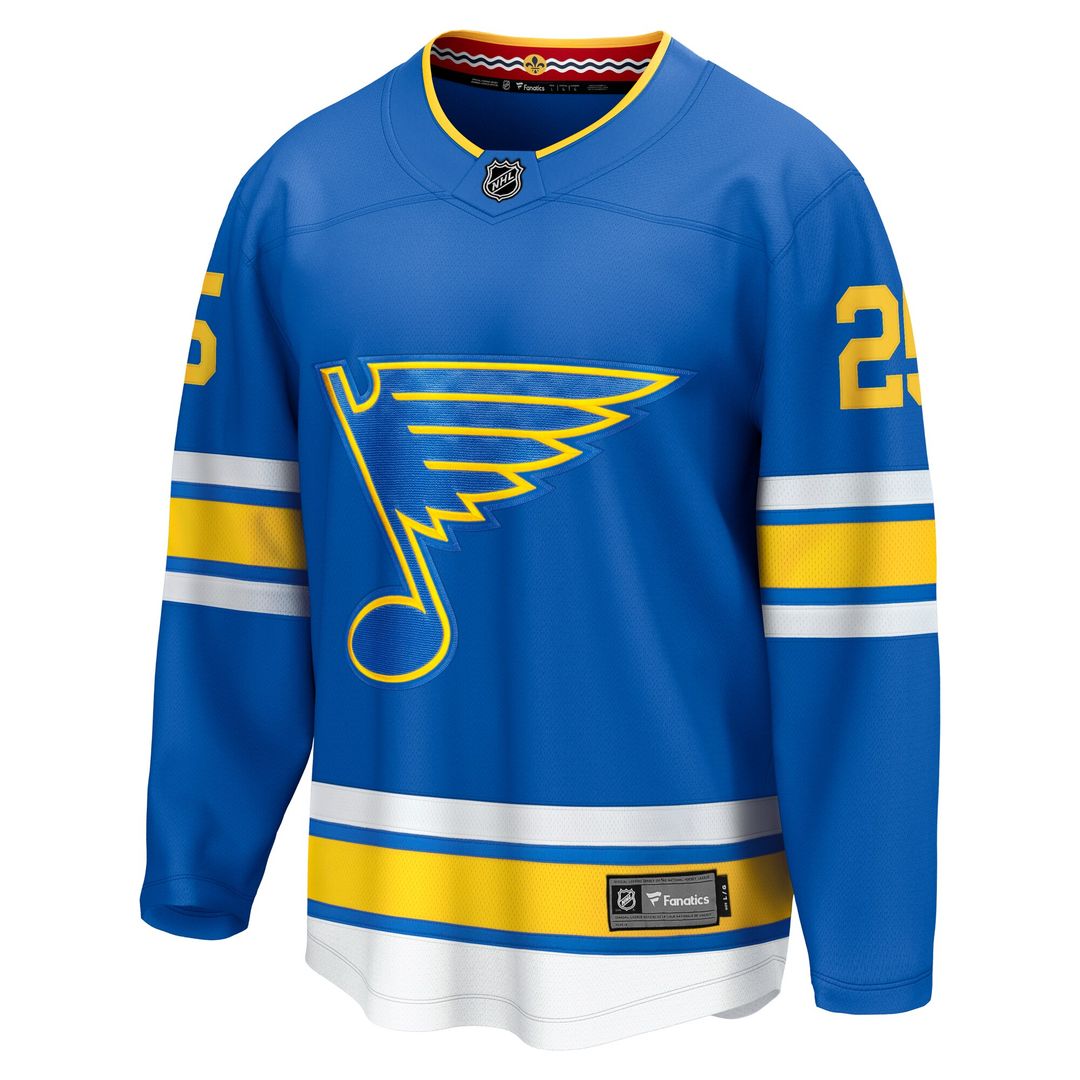 Jordan Kyrou St. Louis Blues Fanatics Home Breakaway Player Jersey - Blue
