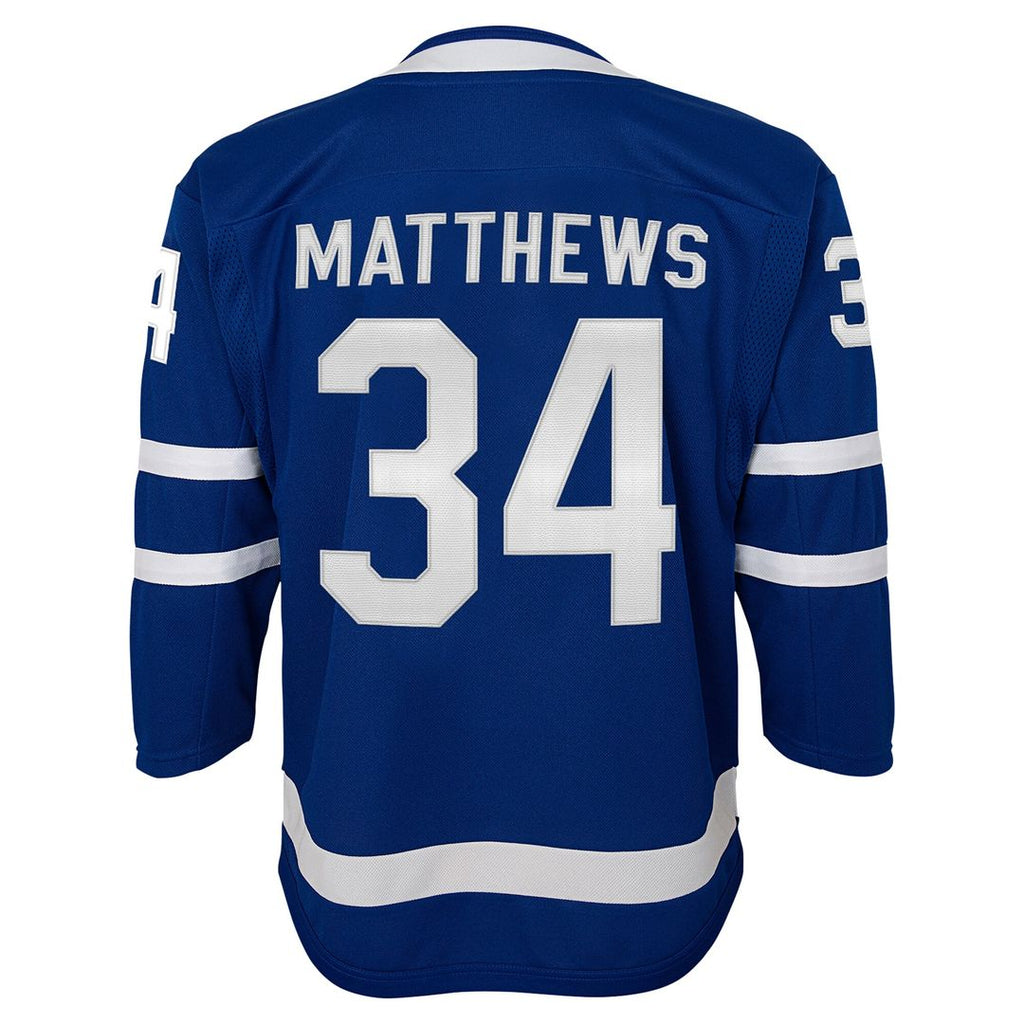 Auston Matthews Toronto Maple Leafs Youth Home Premier Player Jersey - Blue