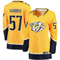 Dante Fabbro Nashville Predators Fanatics Women's Home Breakaway Player Jersey - Gold