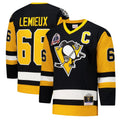 Mario Lemieux Pittsburgh Penguins 1991-92 Power Play Jersey - Black