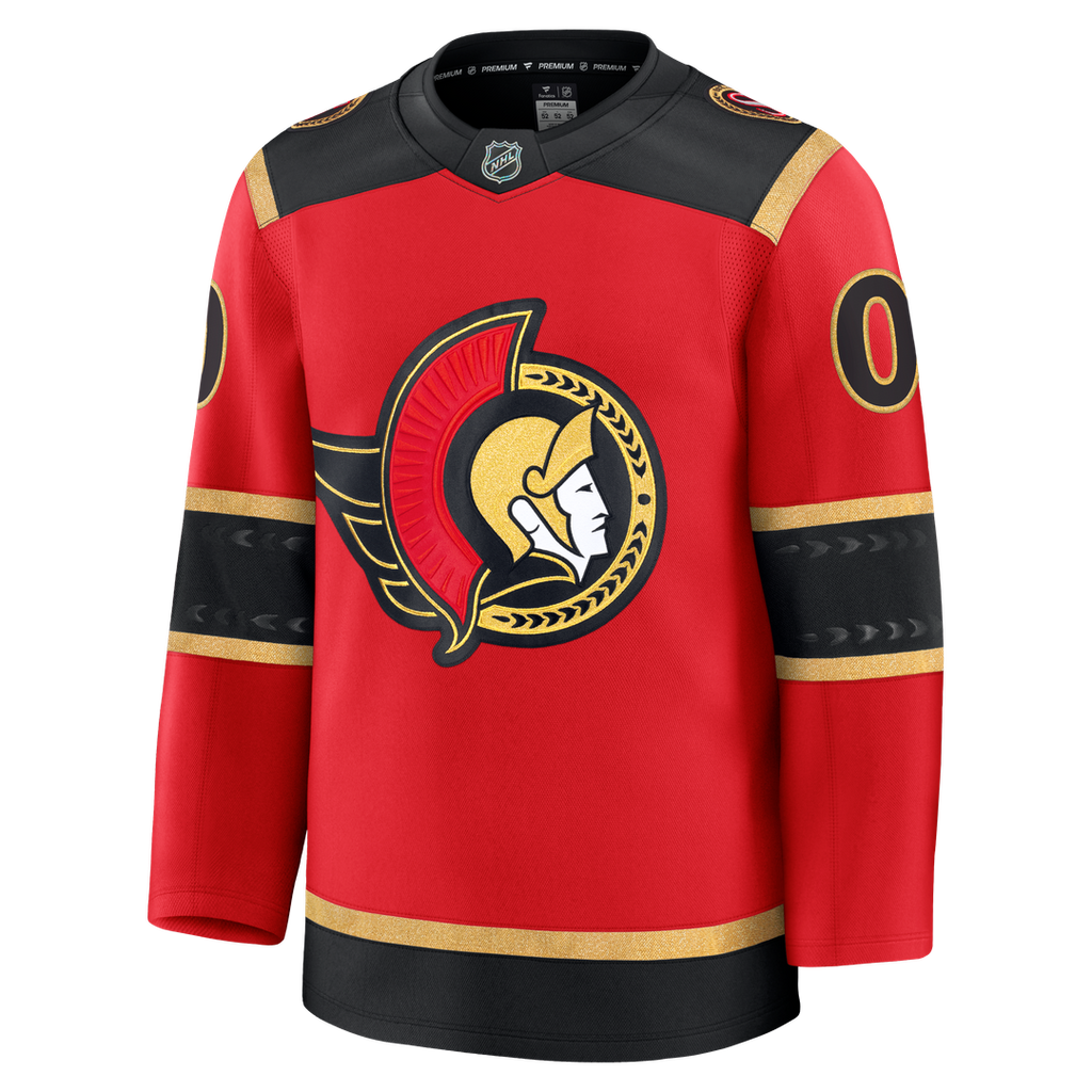 Ottawa Senators Fanatics Alternate Custom Premium Jersey - Red