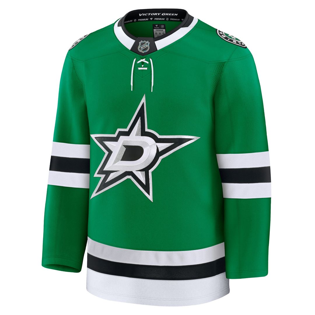 Dallas Stars Fanatics Home Premium Jersey - Kelly Green