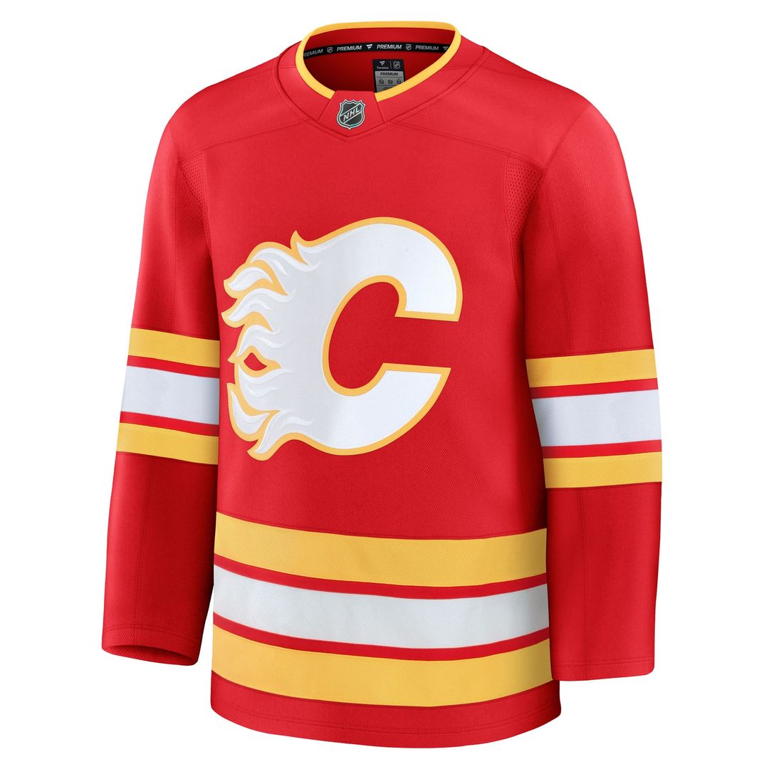 Calgary Flames Fanatics Home Premium Jersey - Red