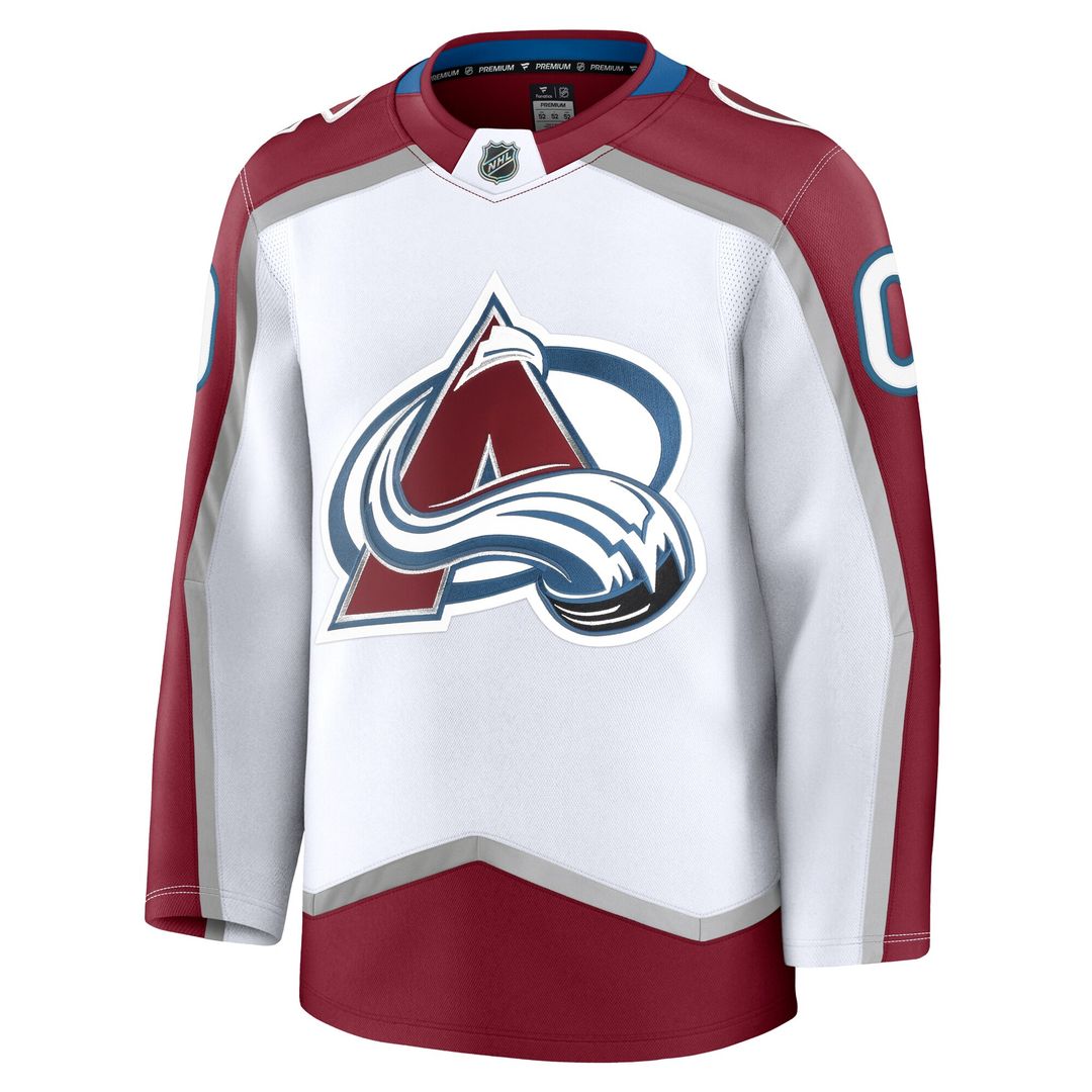 Colorado Avalanche Fanatics Home Premium Custom Jersey - Burgundy