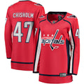 Declan Chisholm Washington Capitals Fanatics Women's Home Breakaway Jersey - Red