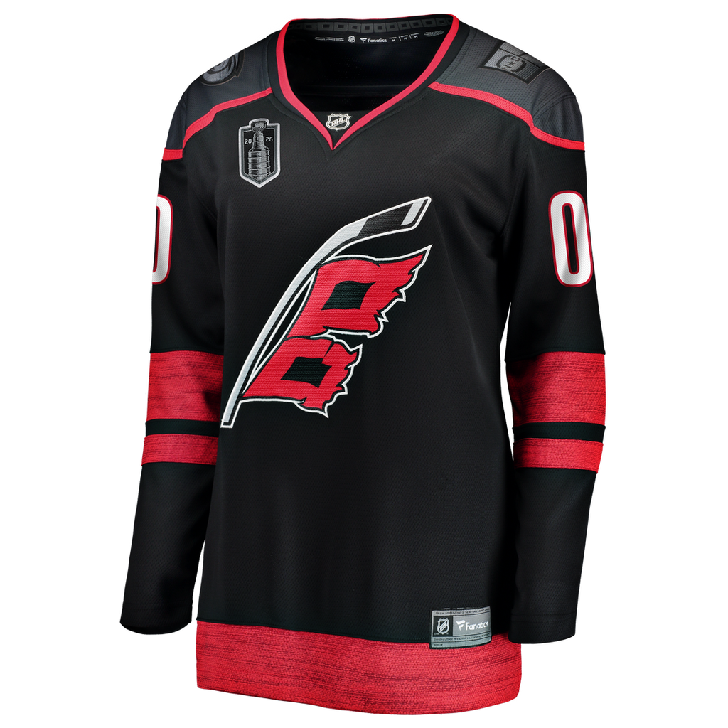 Carolina Hurricanes Fanatics Women's 2026 Stanley Cup Final Home Breakaway Custom Jersey - Black