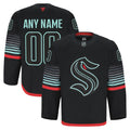 Seattle Kraken Fanatics Alternate Authentic Pro Custom Jersey - Black