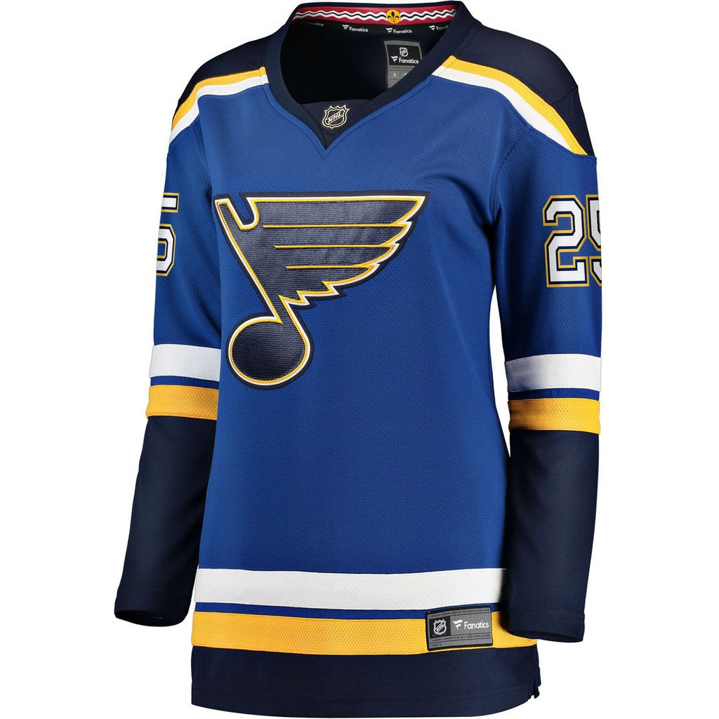Jordan Kyrou St. Louis Blues Fanatics Women's Home Breakaway Player Jersey - Blue
