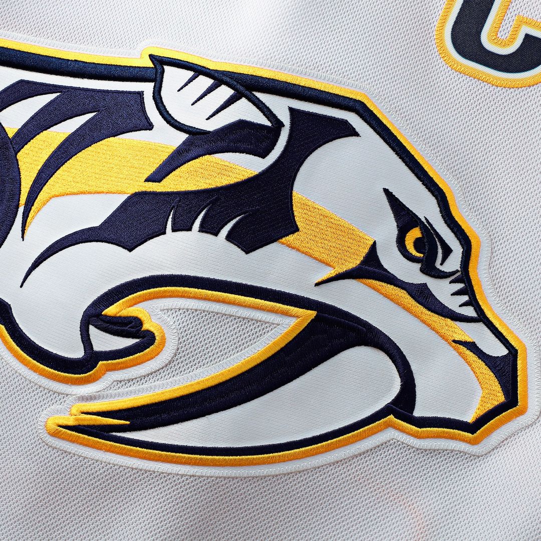 Nashville Predators Fanatics Away Premium Custom Jersey - White