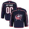 Columbus Blue Jackets Fanatics Home Authentic Pro Custom Jersey - Navy