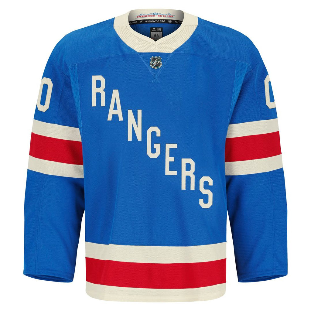 New York Rangers Fanatics Home Authentic Pro Custom Jersey - Royal