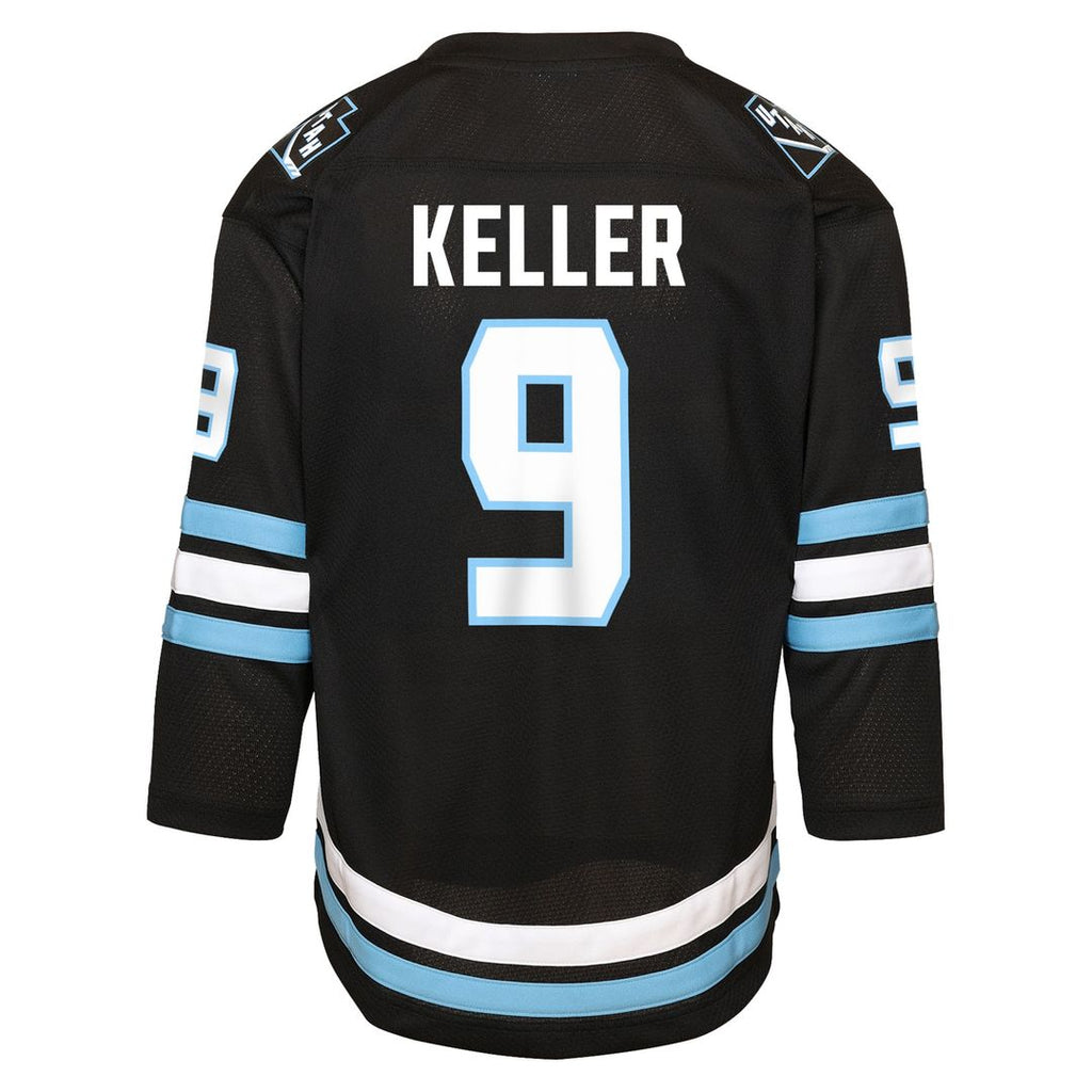 Clayton Keller Utah Mammoth Youth Home Replica Player Jersey - Black