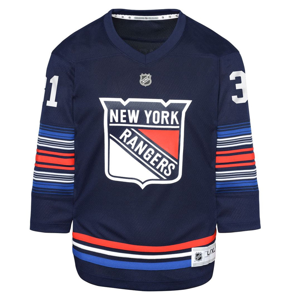 Igor Shesterkin New York Rangers Youth Home Replica Player Jersey - Blue