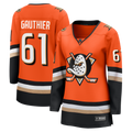 Cutter Gauthier Anaheim Ducks Fanatics Women's Home Breakaway Jersey - Orange