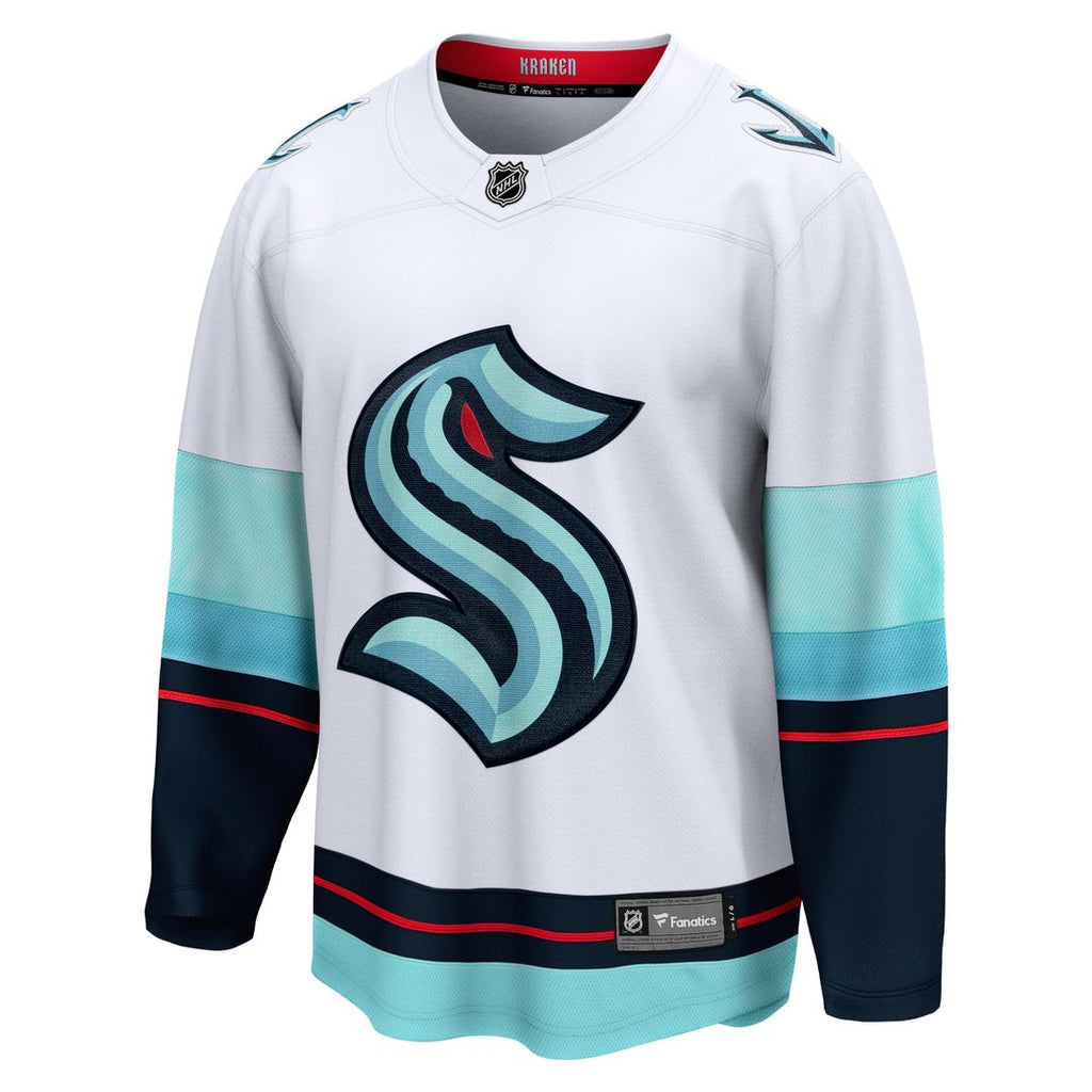Seattle Kraken Fanatics Away Breakaway Jersey - White