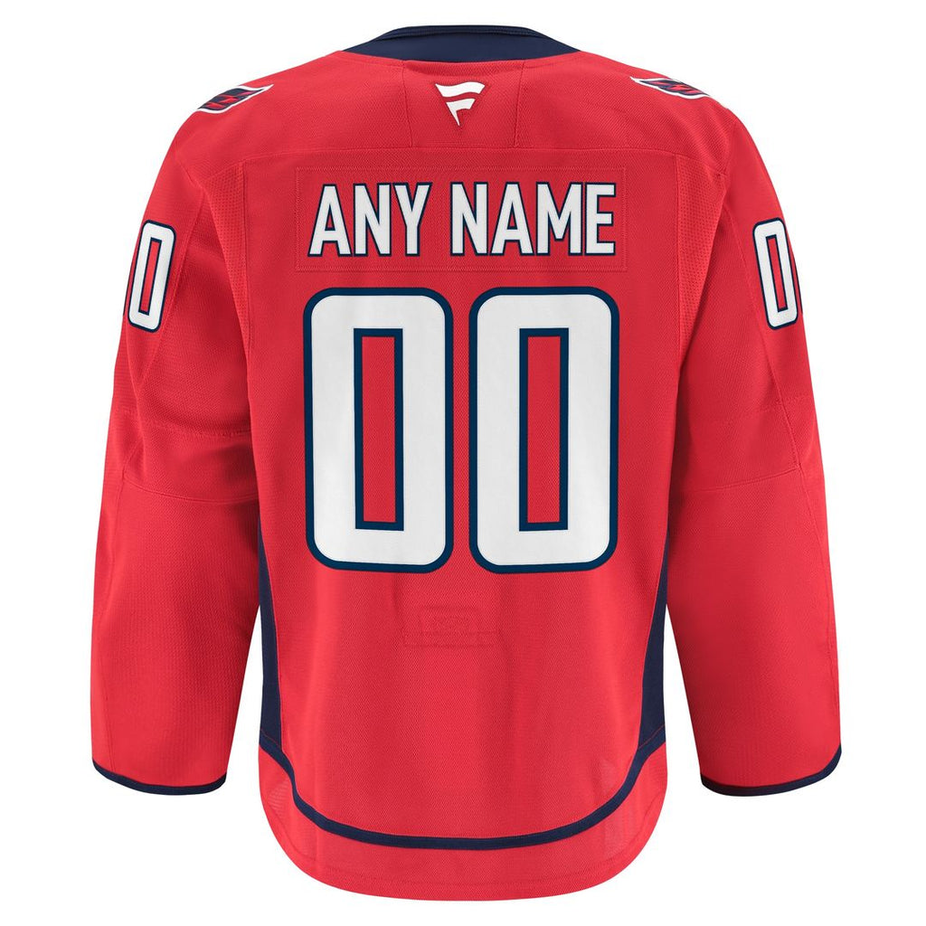 Washington Capitals Fanatics Home Authentic Pro Custom Jersey - Red