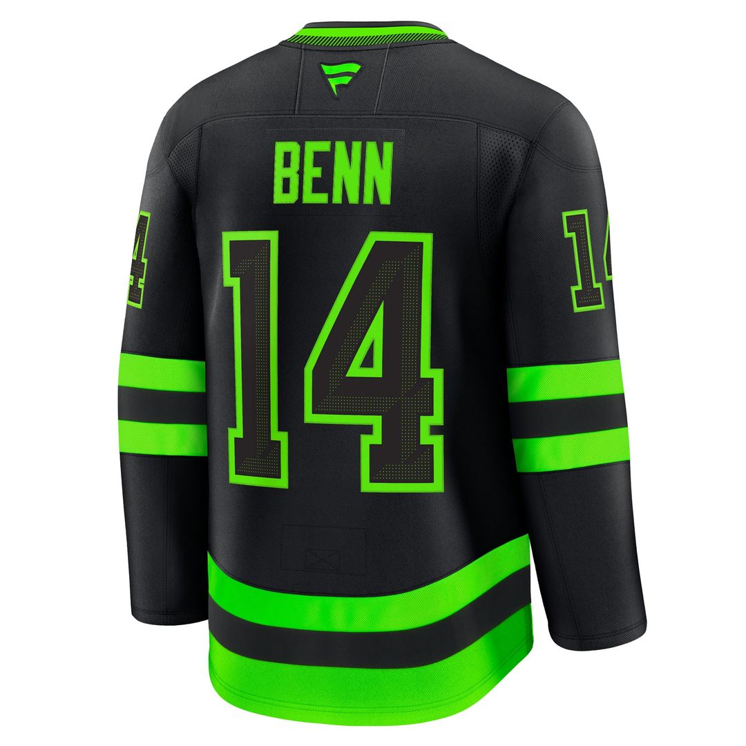 Jamie Benn Dallas Stars Fanatics Alternate Premium Jersey - Black