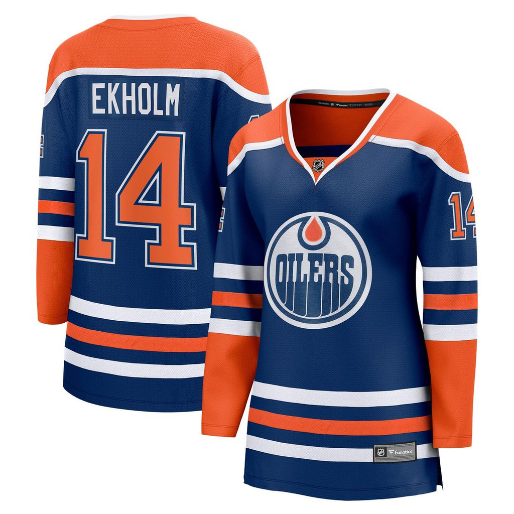 Mattias Ekholm Edmonton Oilers Women's Fanatics Home Breakaway Jersey - Royal