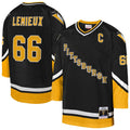 Mario Lemieux Pittsburgh Penguins Mitchell & Ness Youth 1992/93 Captain Patch Power Play Player Jersey - Black