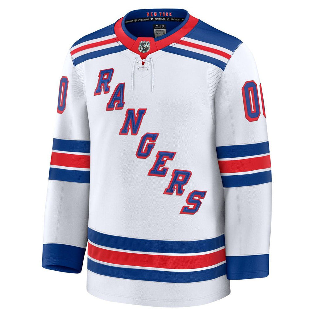 New York Rangers Fanatics Home Premium Custom Jersey - Royal
