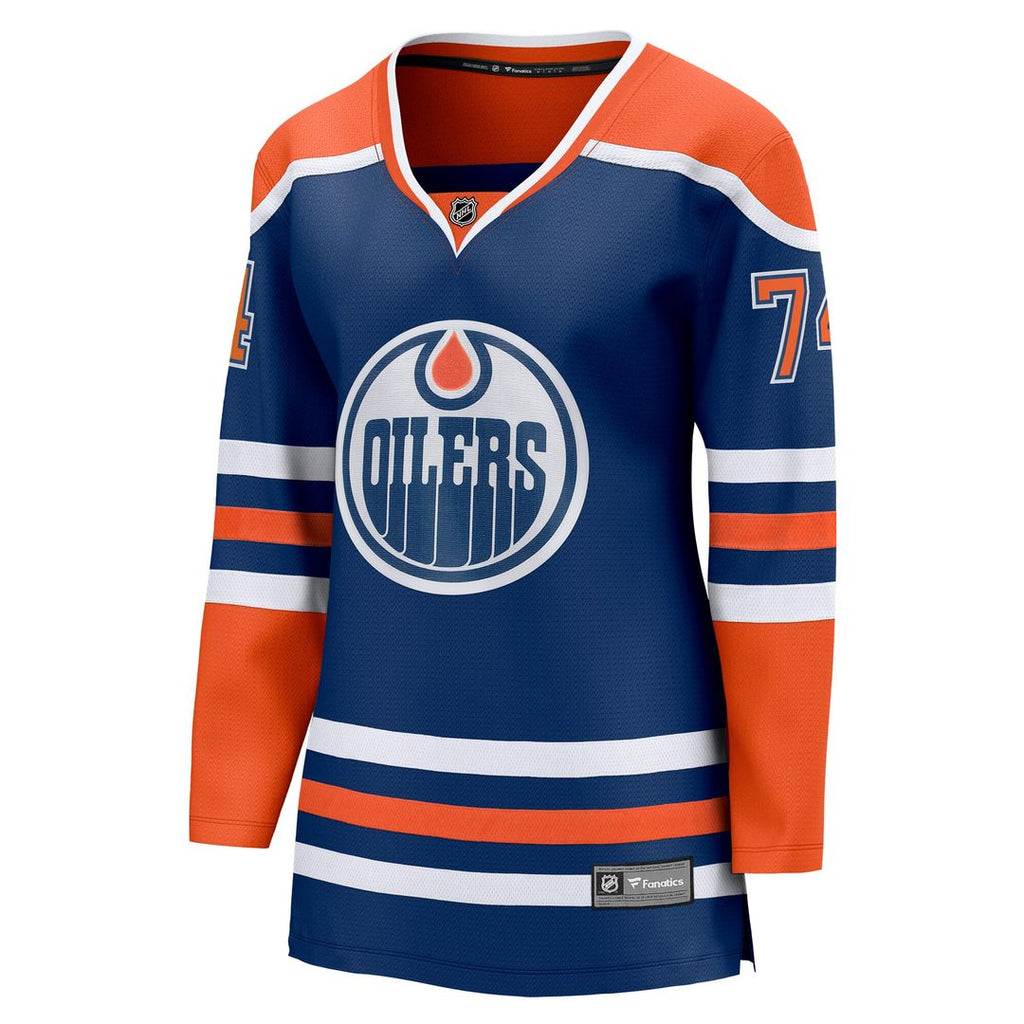 Stuart Skinner Edmonton Oilers Fanatics Women's Home Breakaway Player Jersey - Royal