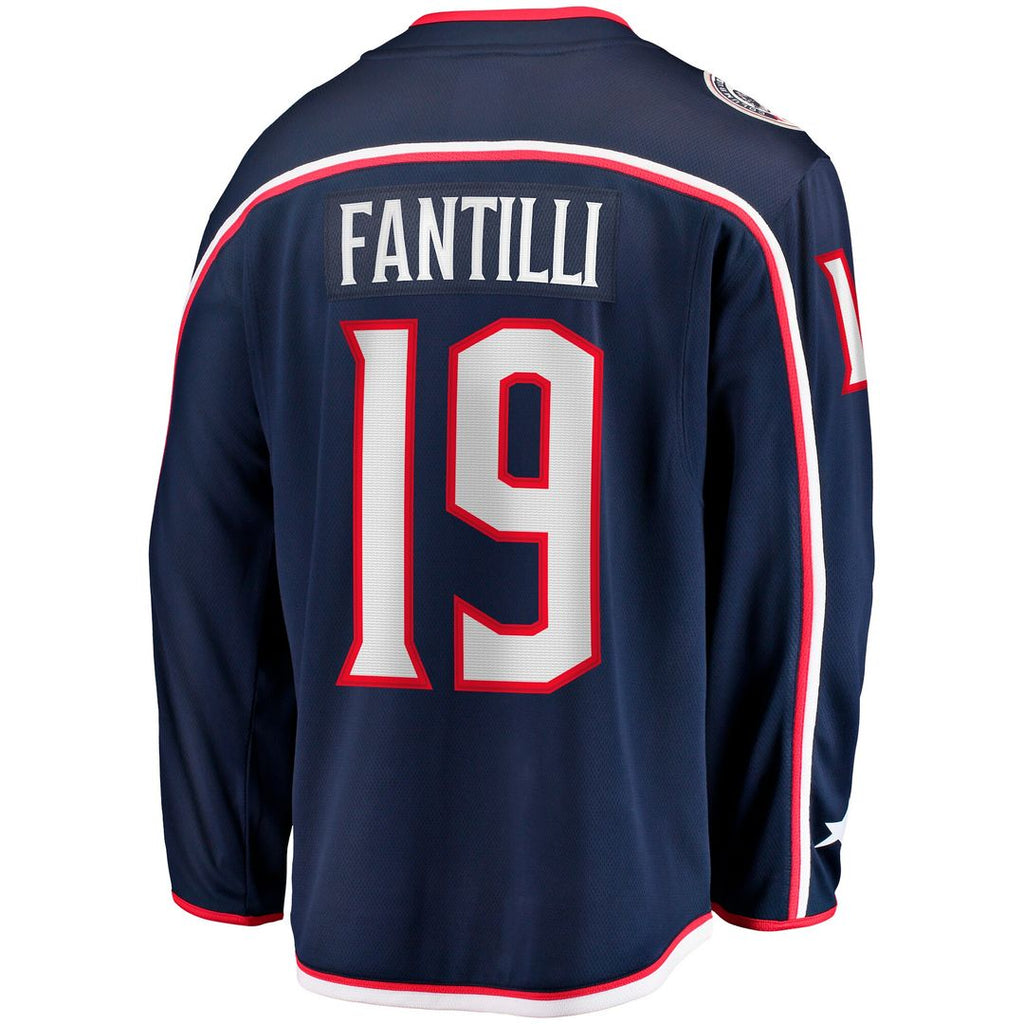 Adam Fantilli Columbus Blue Jackets Fanatics Home Premier Breakaway Player Jersey - Navy