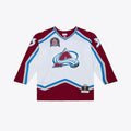 Patrick Roy Colorado Avalanche Mitchell & Ness 1995 Power Play Jersey - White