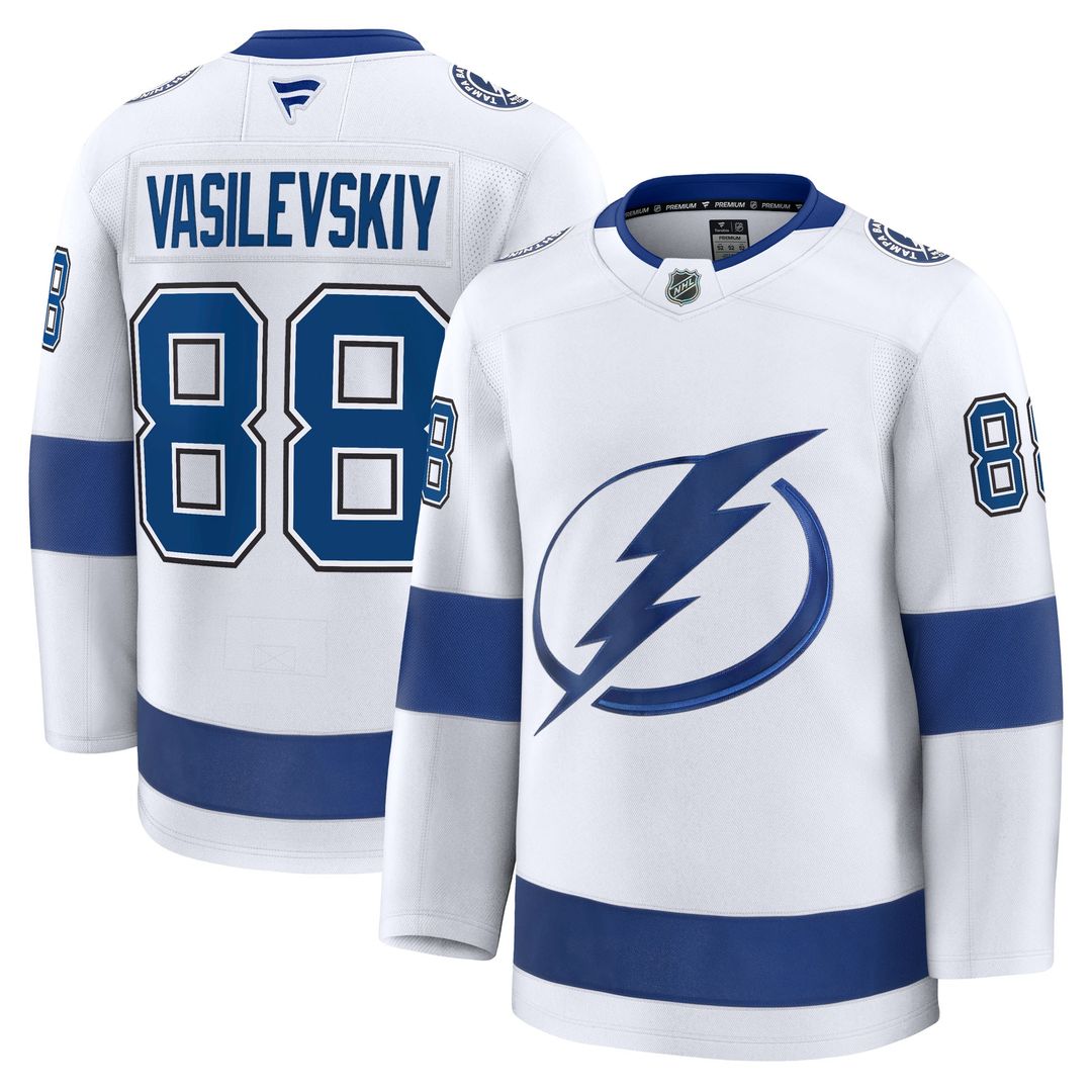Andrei Vasilevskiy Tampa Bay Lightning Fanatics Home Premium Jersey - Blue