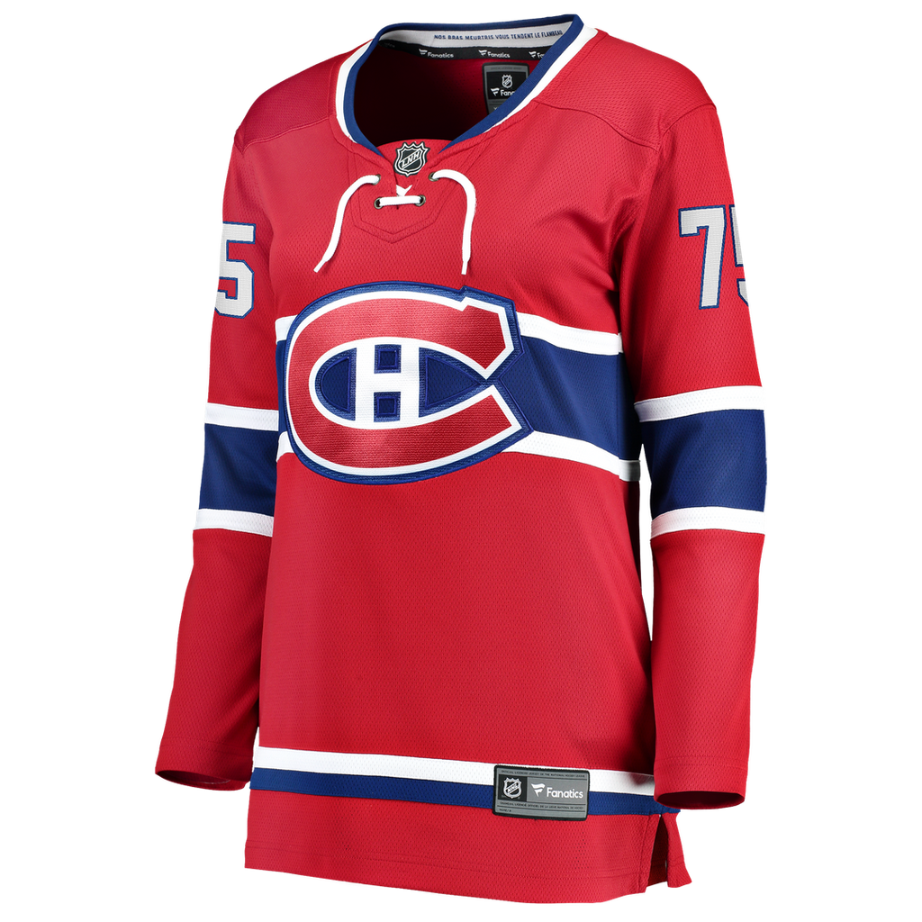 Jakub Dobes Montreal Canadiens Fanatics Women's Home Breakaway Jersey - Red