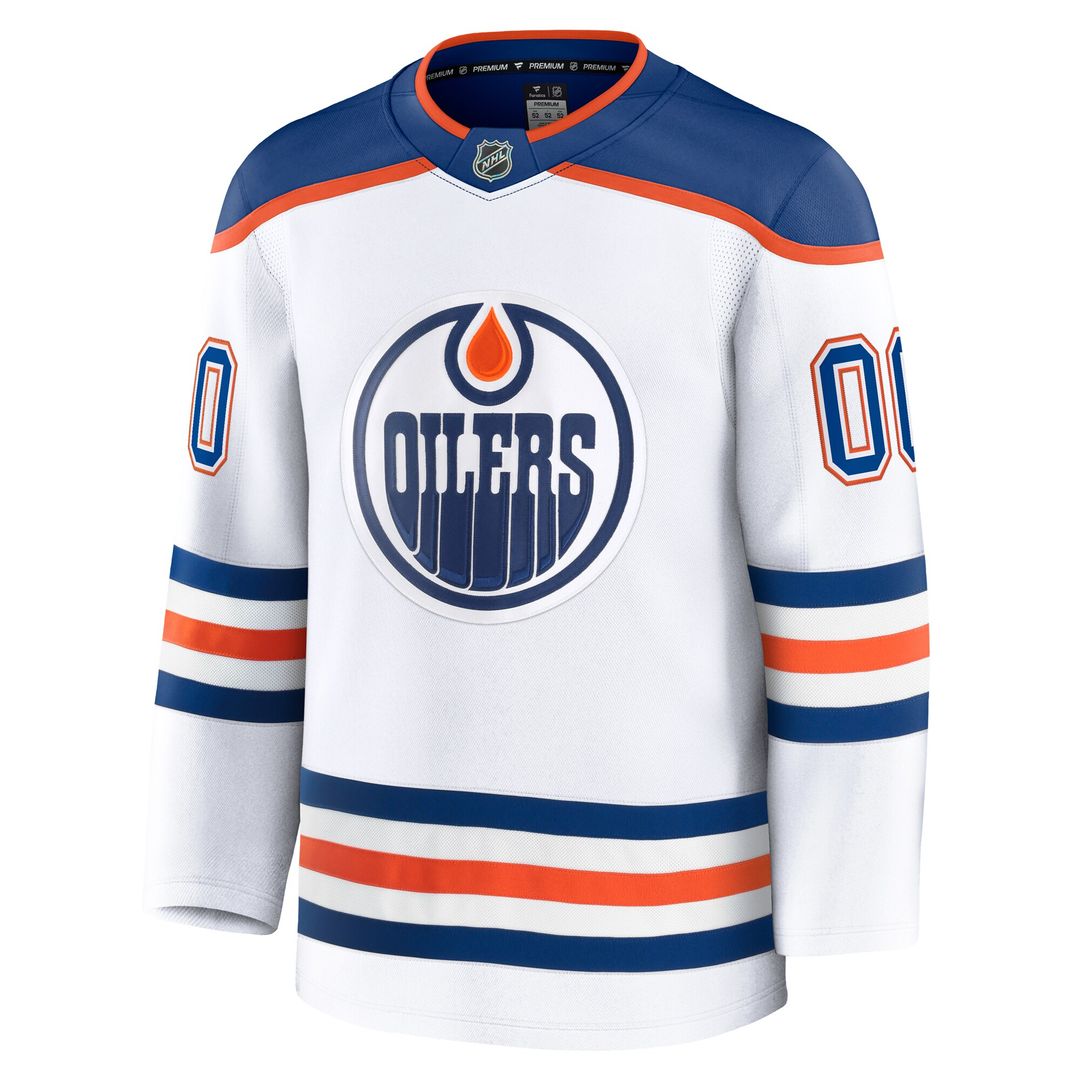 Edmonton Oilers Fanatics Home Premium Custom Jersey - Royal