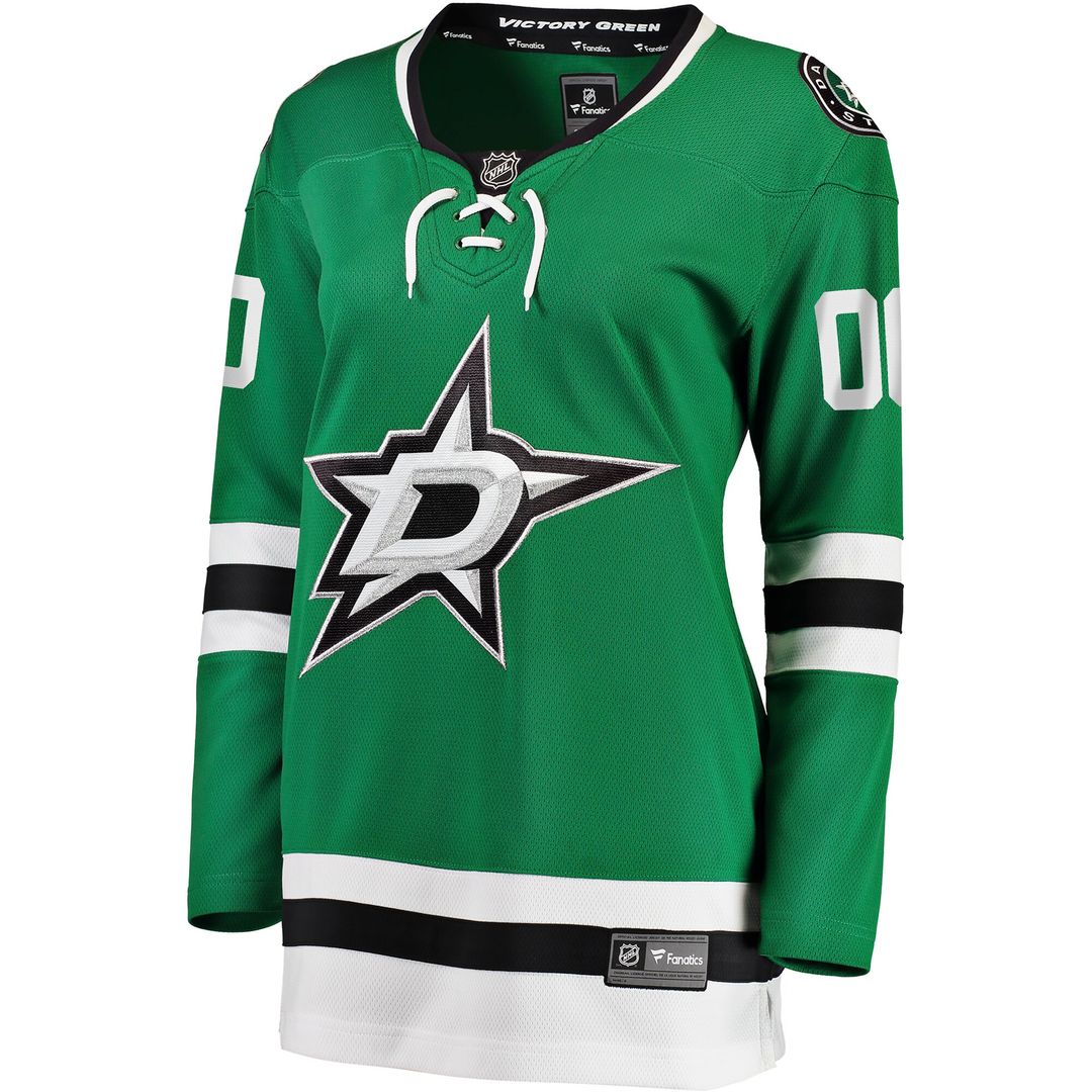 Dallas Stars Fanatics Women's Home Breakaway Custom Jersey - Green