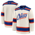 Edmonton Oilers Fanatics Alternate Premium Jersey - Light Beige