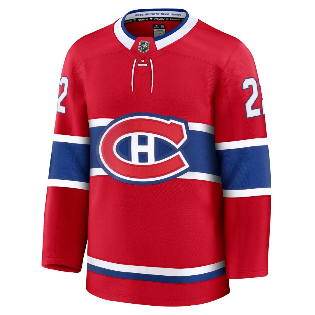 Cole Caufield Montreal Canadiens Fanatics Home Premium Jersey - Red