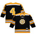 Bobby Orr Boston Bruins Mitchell & Ness Big & Tall 1971/72 Blue Line 2.0 Jersey - Black
