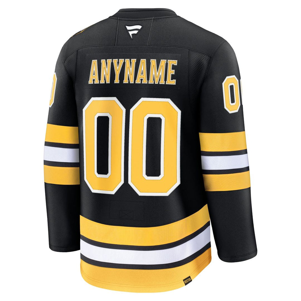 Boston Bruins Fanatics Away Premium Custom Jersey - White