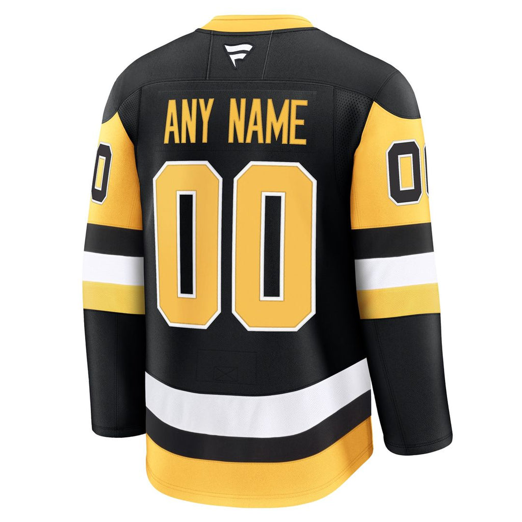Pittsburgh Penguins Fanatics Alternate Premium Custom Jersey - Gold