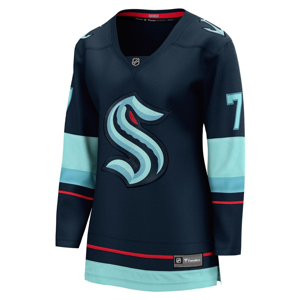 Jordan Eberle Seattle Kraken Fanatics Women's Home Breakaway Player Jersey - Navy