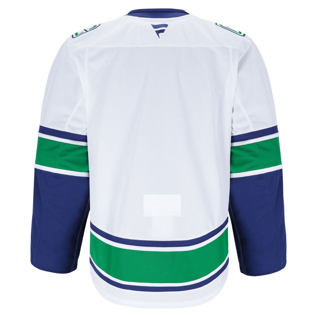 Vancouver Canucks Fanatics Away Authentic Pro Jersey - White
