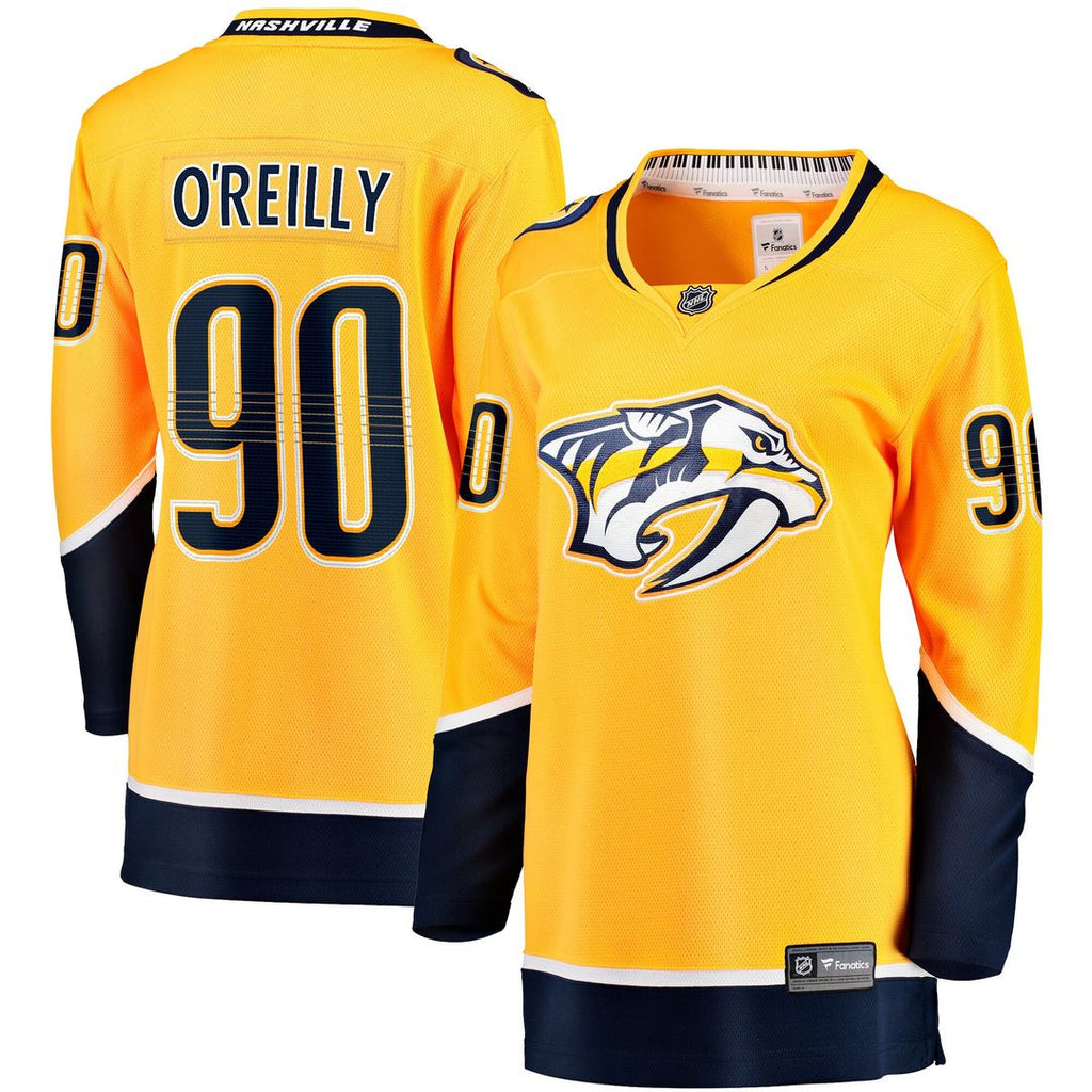 Ryan O'Reilly Nashville Predators Fanatics Women's  Breakaway Jersey - Gold